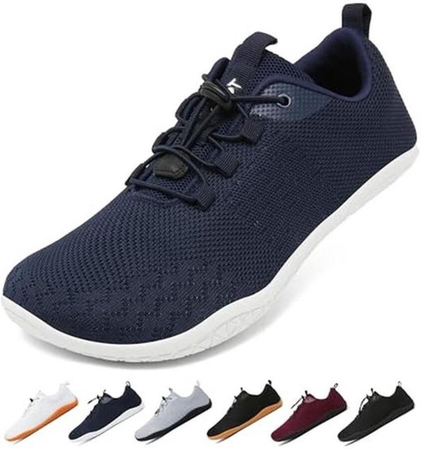 Minimalistische barefoot schoenen voor en Ade d en licht Breed voorvoetontwerp Comfortabele trailrunningsneakers Unisex 37-47EU