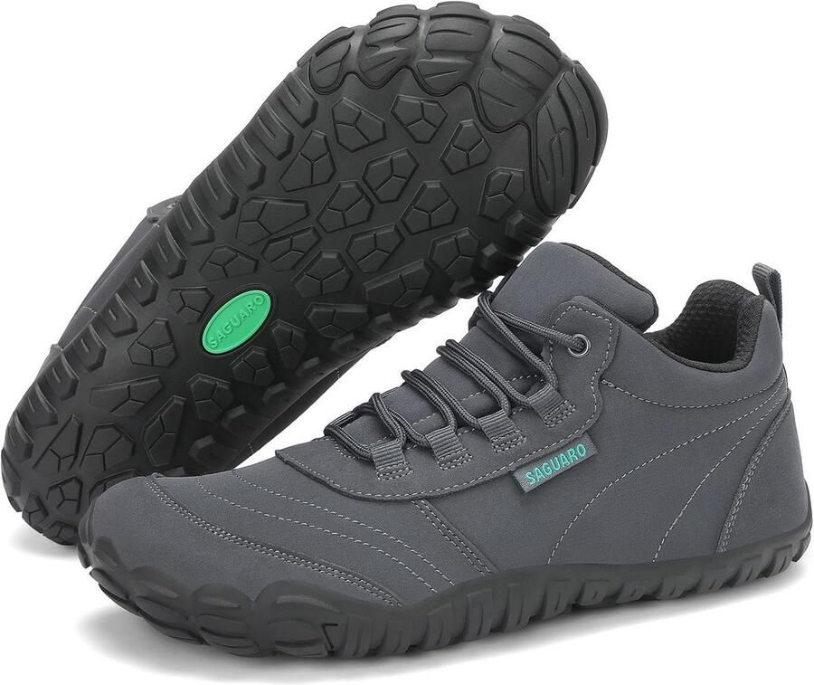 Minimalistische Barefoot Schoenen voor en met Brede Toe Box en Antislip Zool