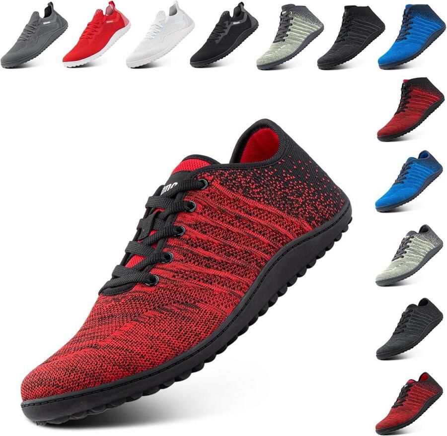 Minimalistische Barefoot Schoenen Zero Drop Trailschoenen voor & Lichtgewicht Wandelen en Fitness