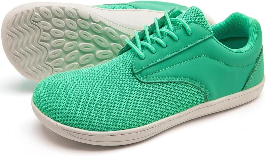 Minimalistische Barefoot Sneakers Dames Flexibele Hardloop- en Sportschoenen met Brede Pasvorm