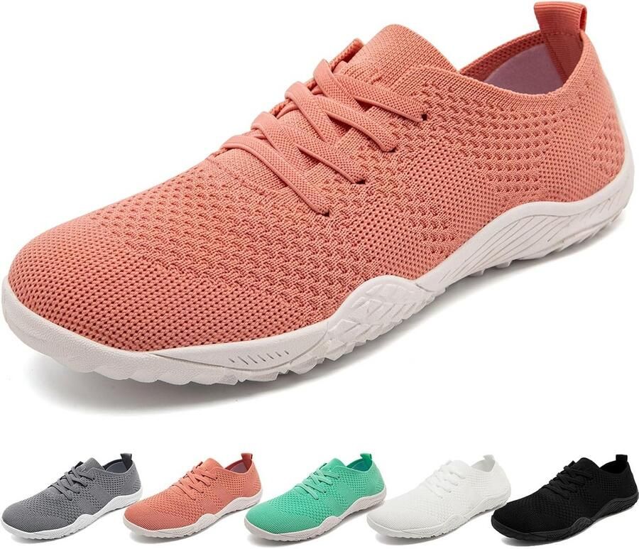 Minimalistische Barefoot Sneakers Dames Zero-Drop Sportschoenen & Lichtgewicht Wandelschoenen