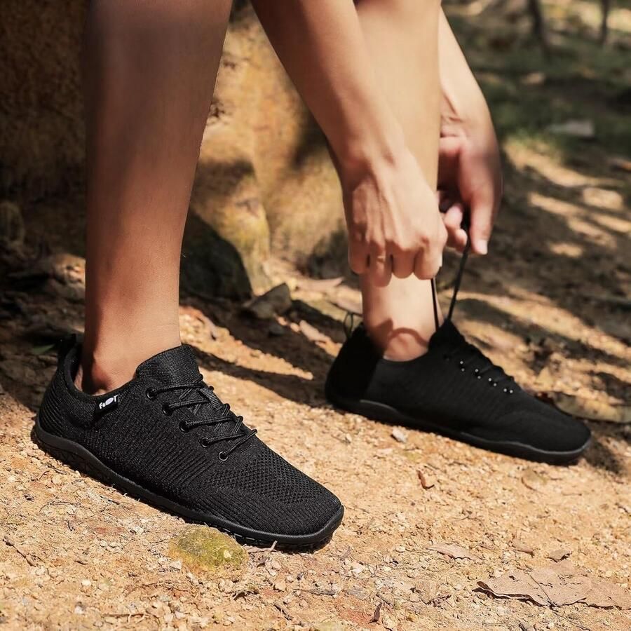 Minimalistische Barefoot Sneakers voor en Ade de Hardloopschoenen met Brede Toe Box