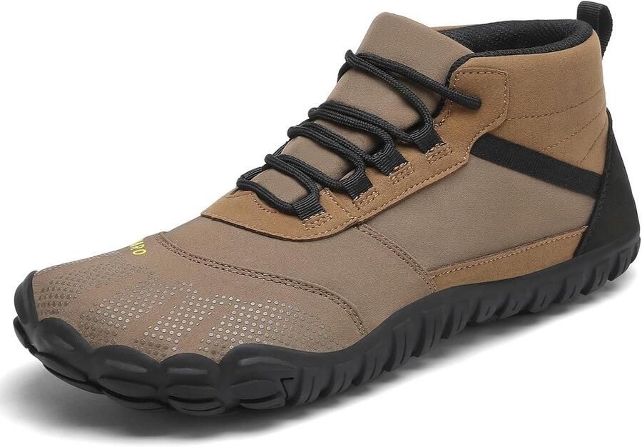 Minimalistische Barefoot Trailschoenen Unisex Comfortabele Mid-Top Wandelschoenen