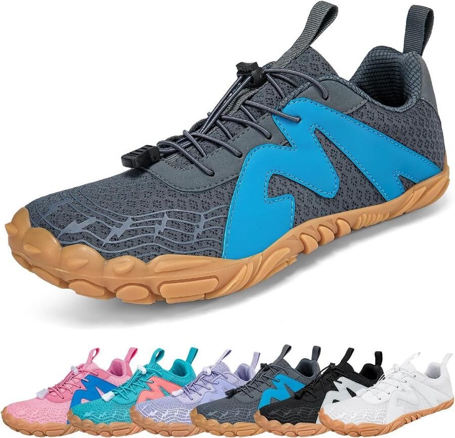 Minimalistische Blotevoetenschoenen Lichtgewicht & Antislip voor Fitness en Trail