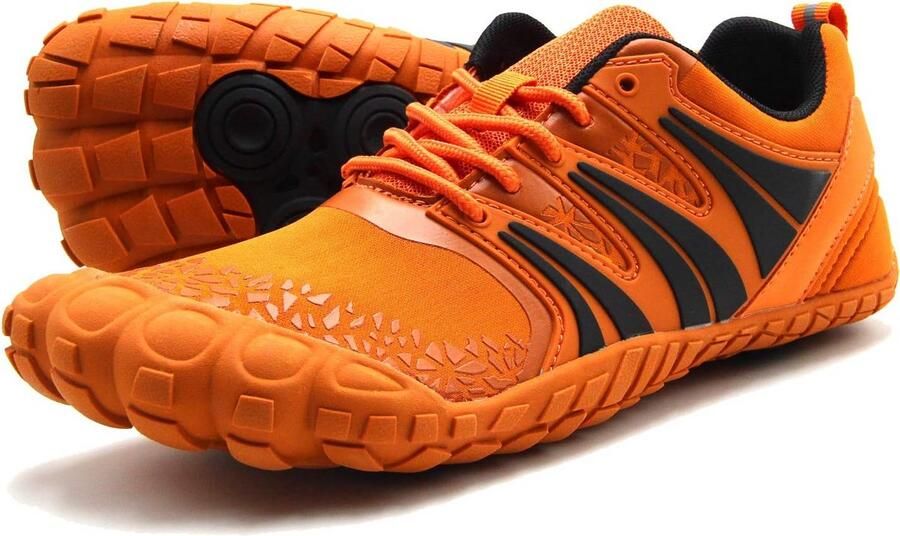 Minimalistische Blotevoetenschoenen Heren Flexibel Trainingsmodel met Brede Teenbox