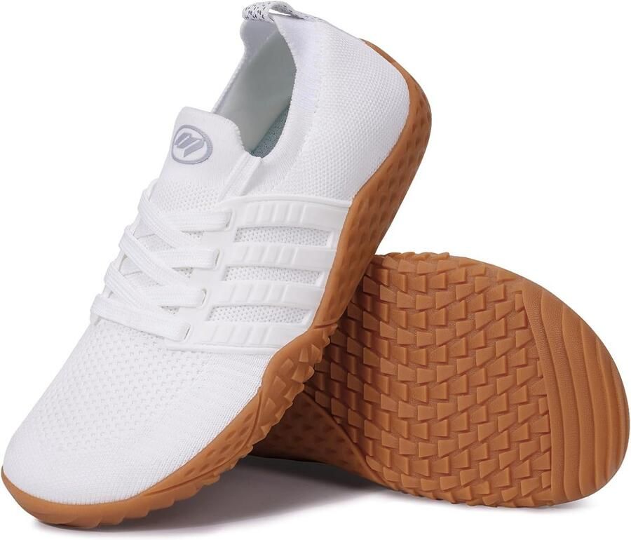 Minimalistische Blotevoetenschoenen Unisex Ade de Trail- en Wandelsneakers met Brede Zool