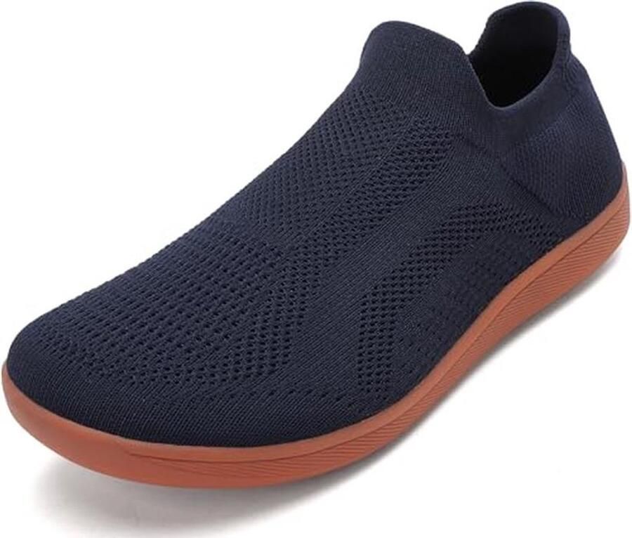 Minimalistische Blotevoetenschoenen voor en Gebreide Slip-On Sneakers voor Outdoor Trail en Wandelen