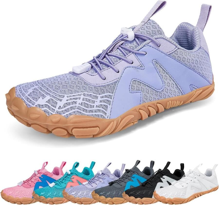 Minimalistische Blotevoetenschoenen voor en Antislip en Lichtgewicht Fitness- en Trailschoenen