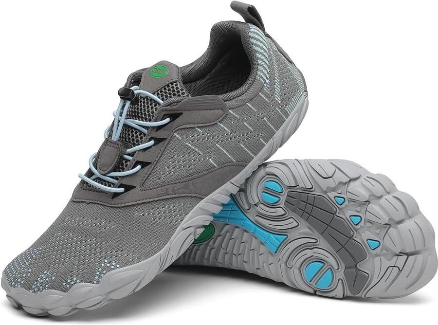 Minimalistische Sportschoenen Barefoot Schoenen Outdoor Fitness Ade d Sneldrogend Zilver
