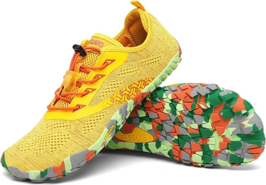 Minimalistische Trail Hardloopschoenen voor en Barefoot Sportschoenen voor Buiten en Binnen