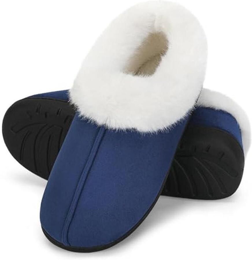 Mishansha Sloffen Winter Warm Pantoffels Pluche Memory Foam Slippers Antislip voor Buiten Binnen 36-47