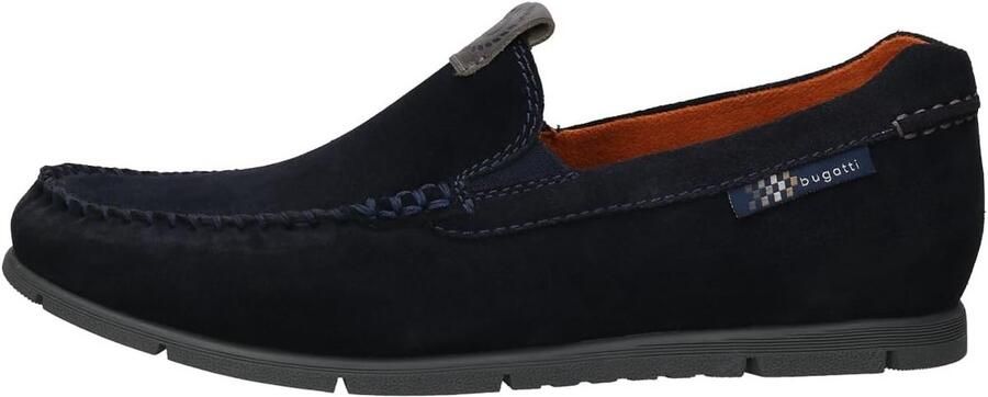 Mocassin Heren Blauw Comfortabele Instapschoen
