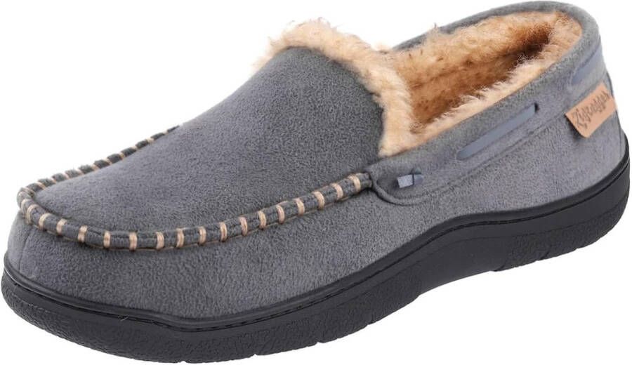 Mocassin Pantoffels voor Heren met Traagschuim en Microsuède