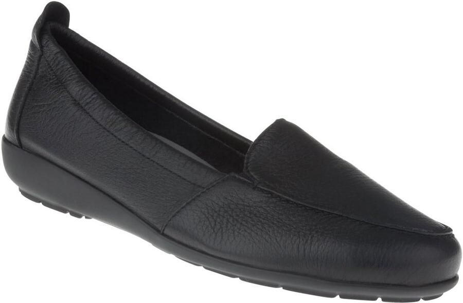 Mocassin van echt hertenleer in breedte H comfortabele dames schoen geschikt voor hallux valgus met uitneembare voetbedden