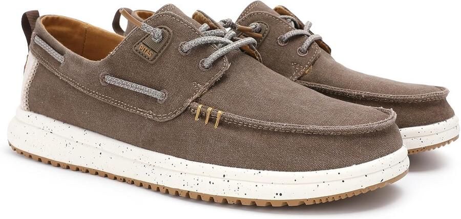 Mocassins en Instappers voor Heren van Canvas Platte Casual Schoenen