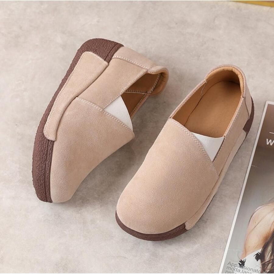 Mocassins en loafer voor dames comfortabele platte schoenen voor dames slip-on
