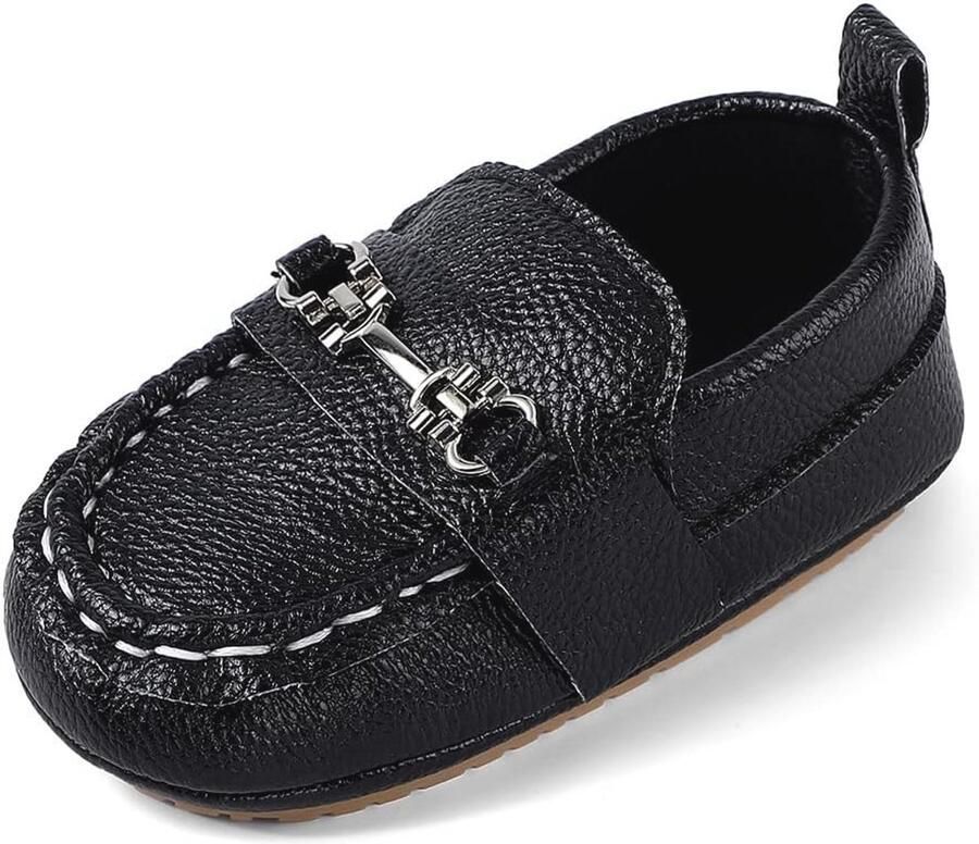 Mocassins voor Pasgeborenen Zachte Loopschoenen met Antislip Zolen