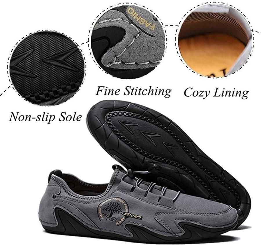 Moccasins Mannen Zwart Suede Rijden Schoenen Zomer Outdoor Anti-slip Ademend Zachte Vrije Tijd Loafer