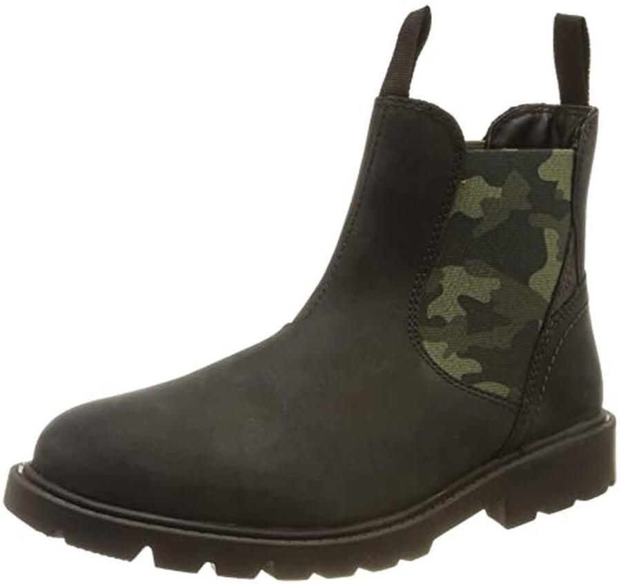 Moderne jongens Chelsea-laarzen met militaire zool