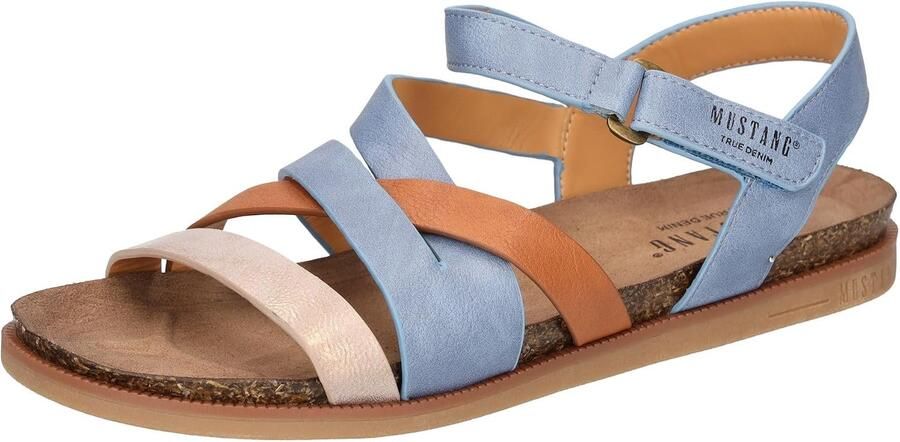 Mustang Shoes Sandalen barefoot schoen klittenbandschoen zomerschoen met diep voetbed