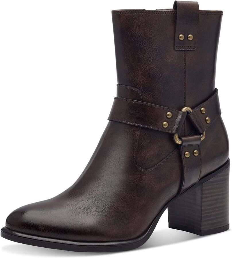 Modieuze Dames Enkellaarsjes met Rits en Instap