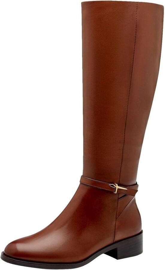 Modieuze Dames Laars van Leer met Comfortabele TOUCH-IT Techniek