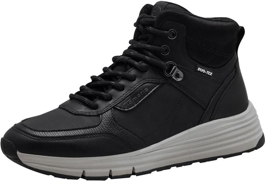 Modieuze Dames Laarzen met Leer en Kunststof Comfortabele Vetersluiting