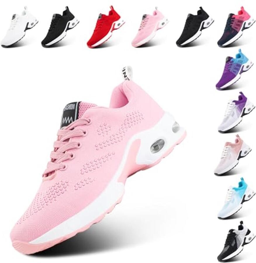 Modieuze Damessneakers voor Hardlopen en Fitness Lichtgewicht Sport schoenen