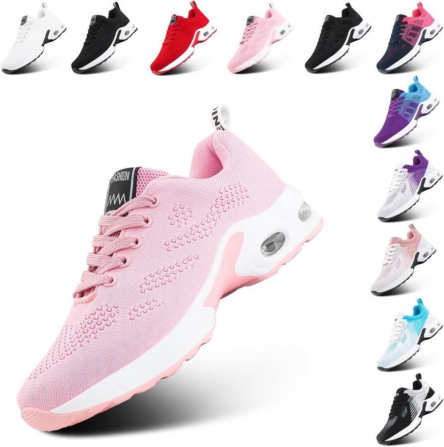 Modieuze Damessneakers voor Hardlopen en Fitness Lichtgewicht Sport schoenen