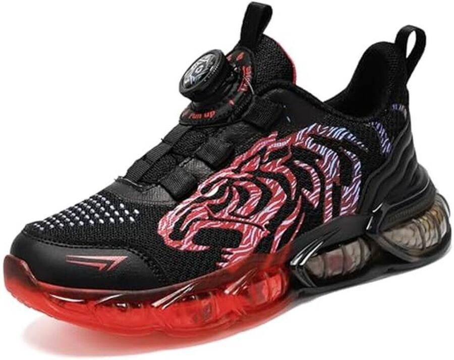 Modieuze Kindersneakers met Tijgermotief Comfortabele Sport- en Vrijetijdsschoenen voor Buiten