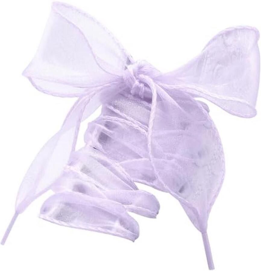 Modieuze platte schoenveters brede opgerolde rand Perfect voor sneakers en laarzen