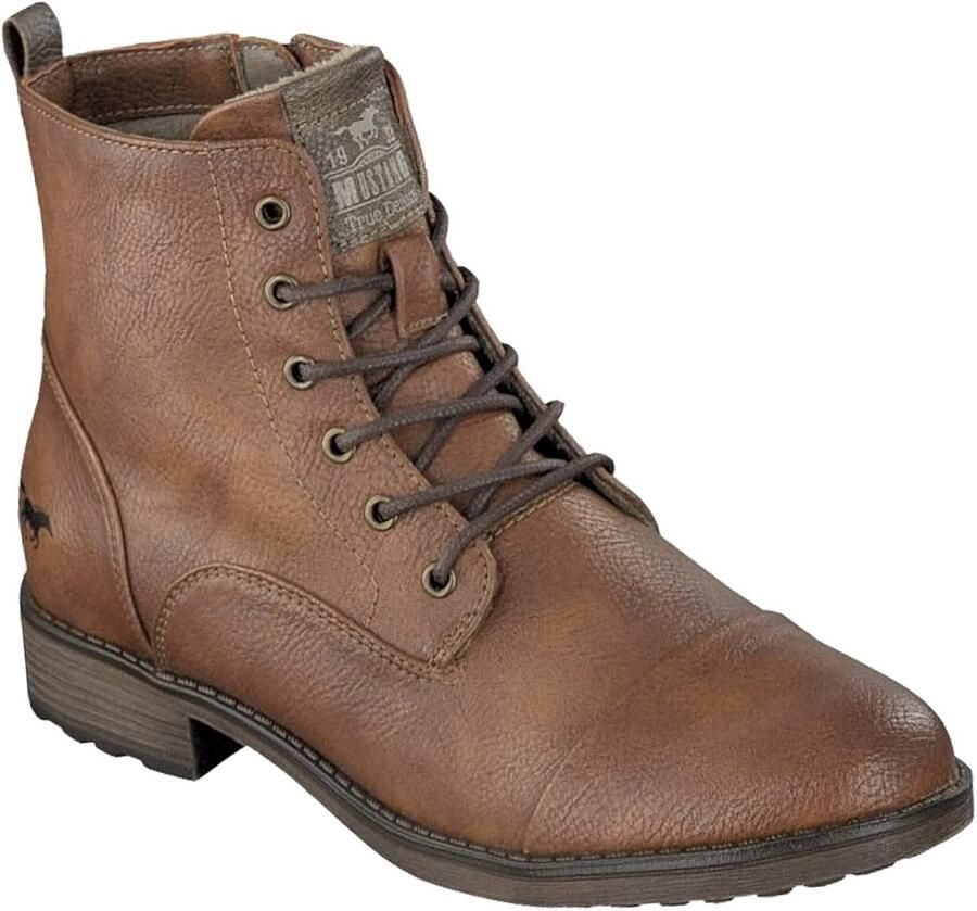 Modieuze Veterboots Dames Met Rits en Flexibele Pasvorm