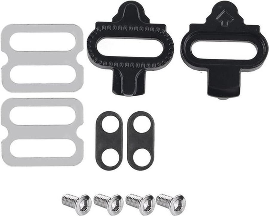 Montageset Fietspedalen Klem Set Mountainbiken SPD Systeem Compatibel 3.5 x 3 x Zwart