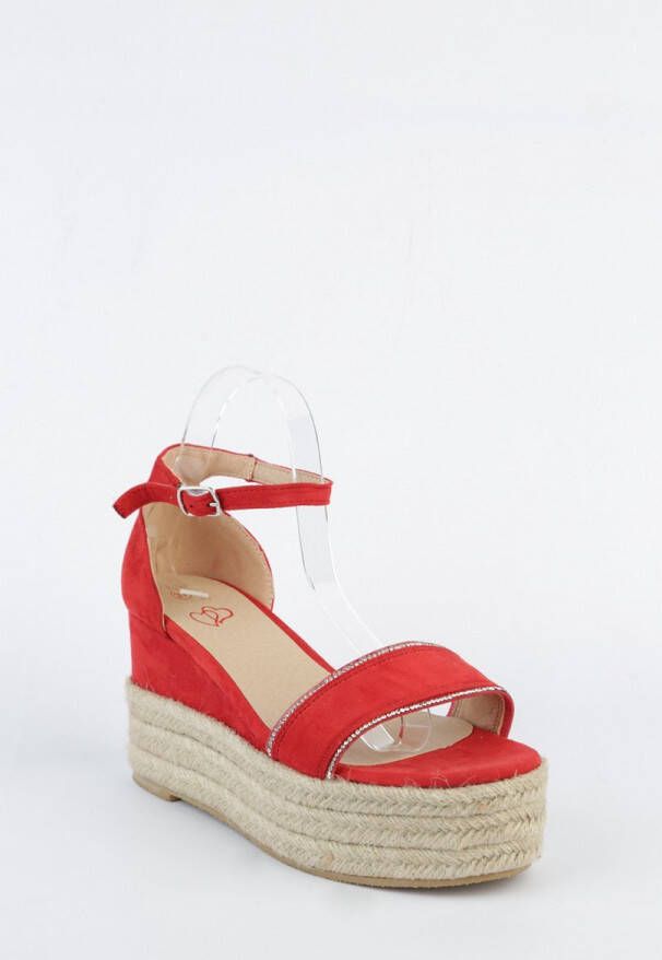 Sandalen met rieten cheap zool