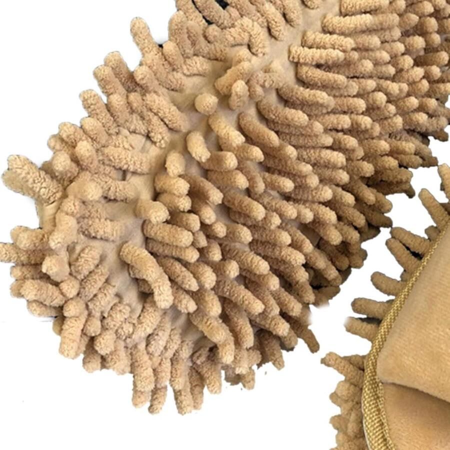 Mop Slippers Microfiber Schoonmaken Afstoffen Dweilen Schoenen Veegmachine Reinigingsmop Thuis & Kantoor Maat M