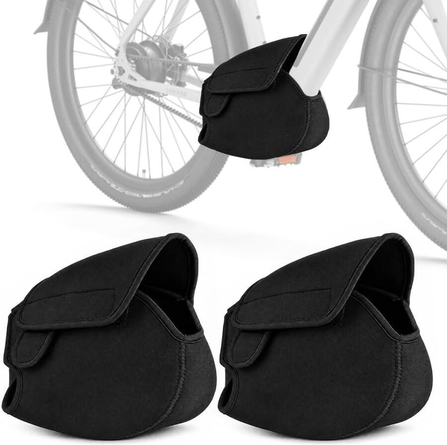Motorbeschermhoes fietsmotorbescherming voor Bosch Shimano Brose Yamaha Waterdichte bescherming tegen regen vuil spatwater middenmotor transportbescherming voor e-bike-accessoires 2 stuks