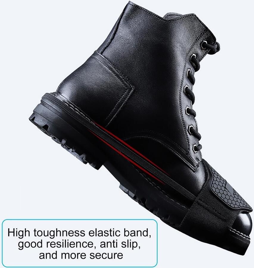 Motorfiets Schoenbeschermer voor Versnelling Antislip Rubber Pad Bescherming voor Schoenen en Laarzen tijdens het Rijden