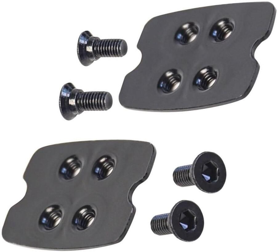 Mountainbike Borgplaatmoer Fietsschoen Hardware Mountainbiken Hoge Sterkte IJzer 4 x Meerkleurig
