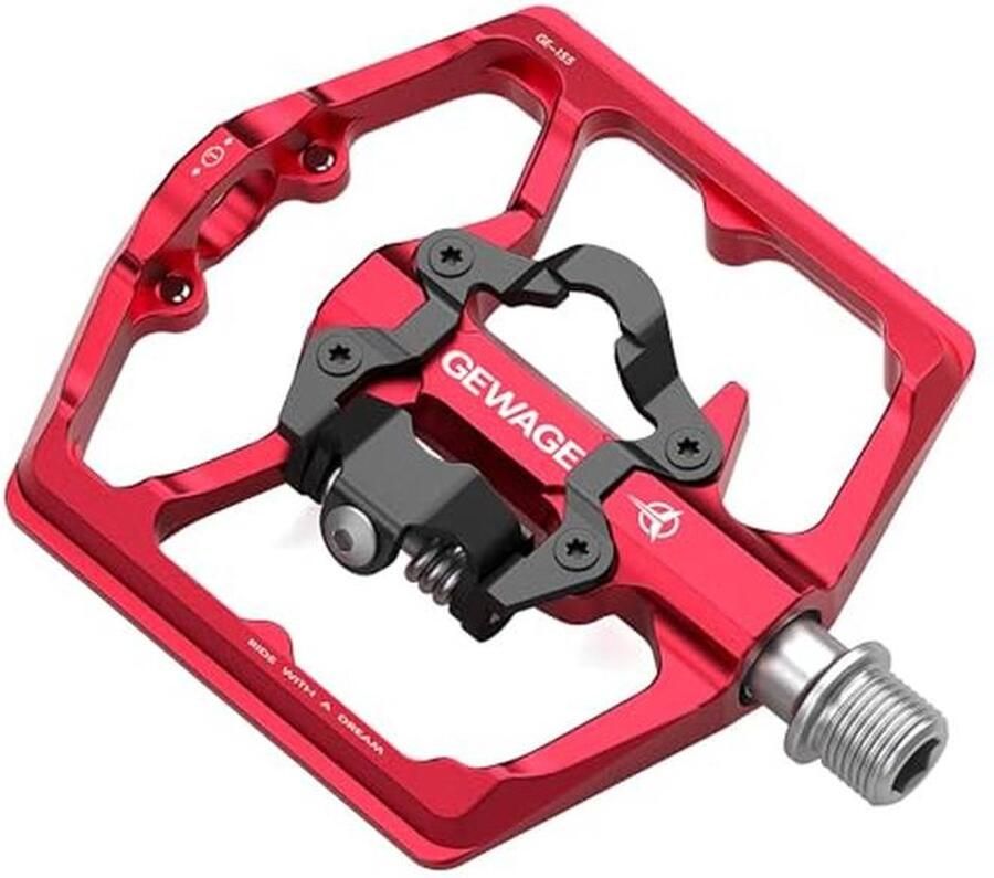 Mountainbike Platten Pedalen Dubbelzijdig en SPD-Compatibel voor Racefiets en BMX 9 16 Inch