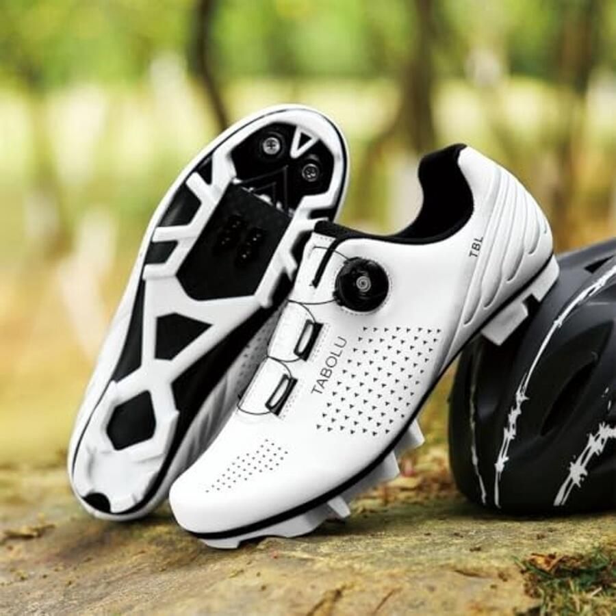 Mountainbike-schoenen voor heren Lichtgewicht en duurzaam Wit