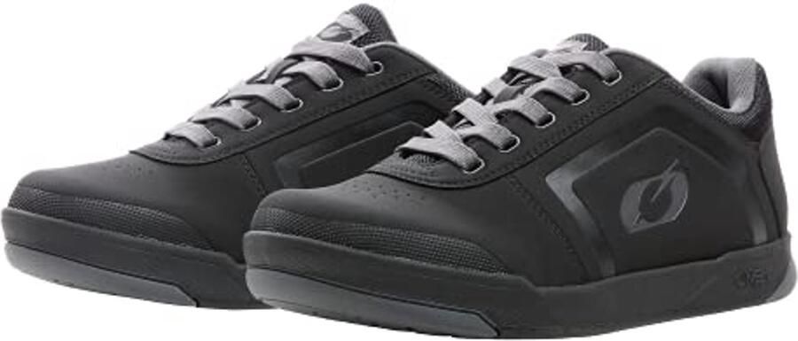 Mountainbike Schoenen voor Volwassenen MTB Downhill Freeride Comfortabele en Bescher de Pinned Flat Pedal Schoenen Zwart Grijs