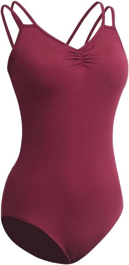 Mouwloos Dansshirt voor Volwassenen Balletshirt met Bandjes voor Vrouwen Ballerina Body Ideaal voor Danslessen en Optredens
