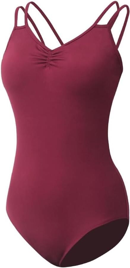 Mouwloos Dansshirt voor Volwassenen Ballettop met Bandjes voor Vrouwen Ballerina Body voor Dans en Training