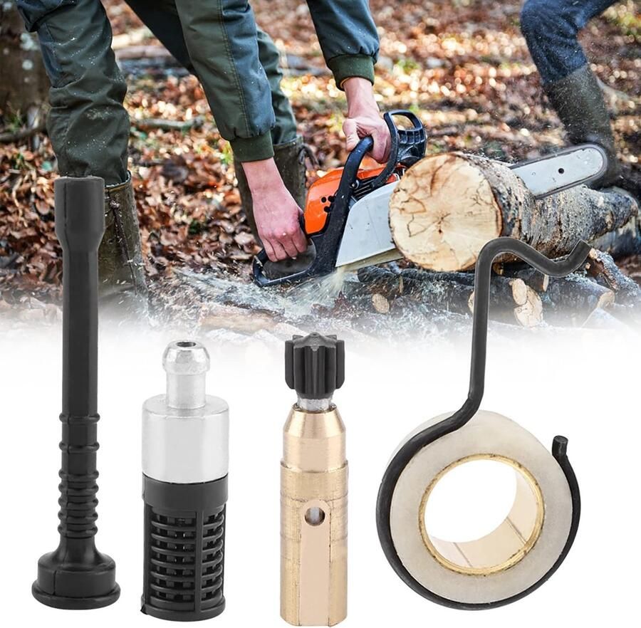 Allecto Oliepomp Set voor Heggenzaag Inclusief Worm Gear Voor een efficiënte snoeiervaring Ideaal voor tuinonderhoud Betrouwbare olieafvo