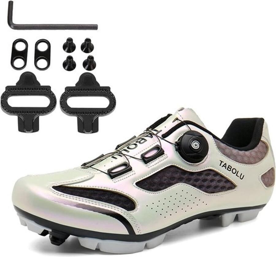 MTB Fietschoenen voor en Compatibel met SPD 2-Bout Pedalen en Wielren SPD Kliksysteem