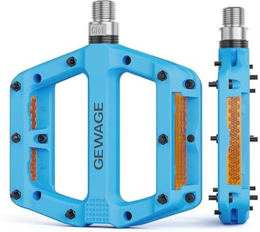 MTB Fietspedalen met Reflectoren 9 16 Inch Antislip Fietsplatform voor Racefiets E-bike en Mountainbike