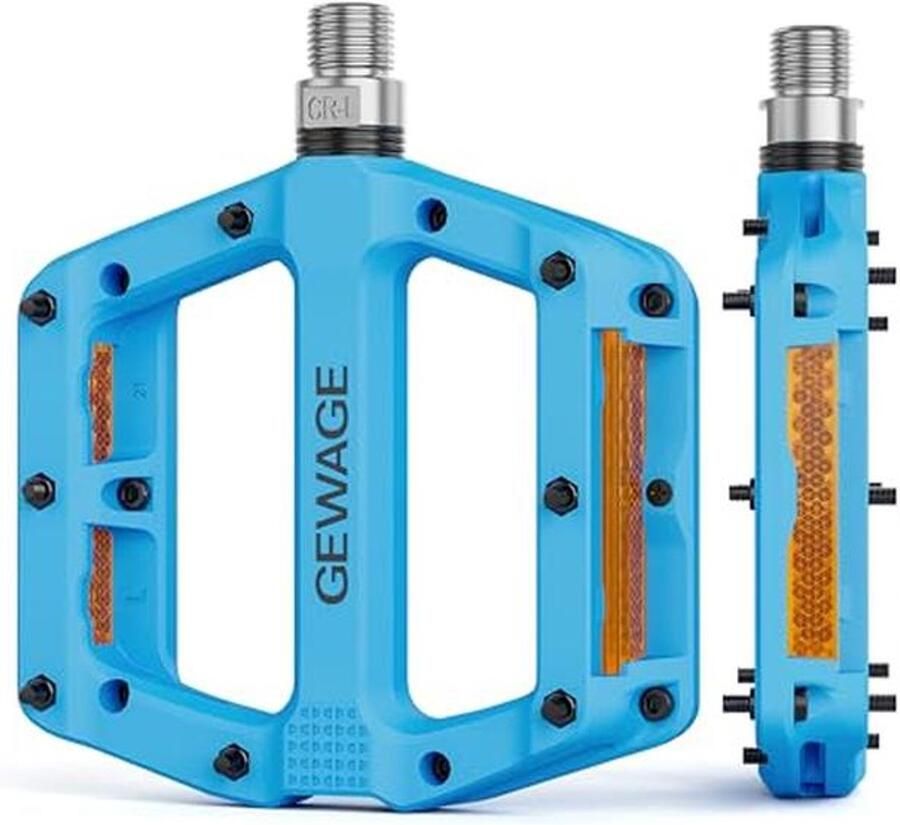 MTB Fietspedalen met Reflectoren 9 16 Inch Antislip Fietsplatform voor Racefiets E-bike en Mountainbike