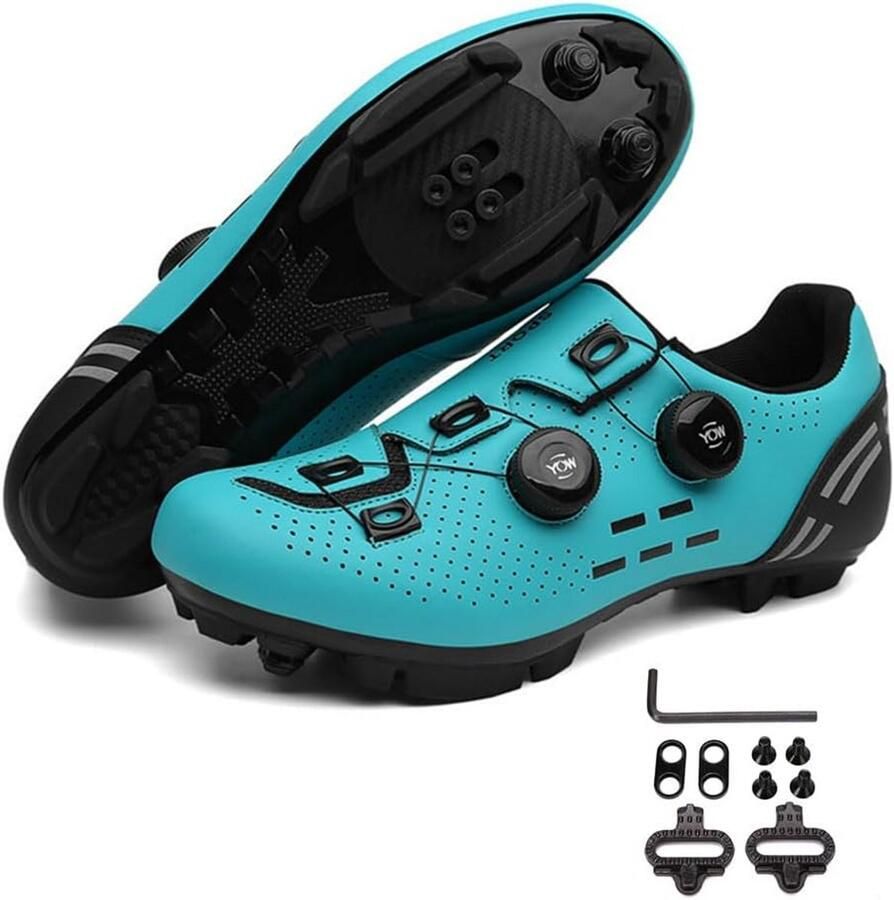 MTB-fietsschoenen en ade d SPD compatibel lichtgewicht voor mountainbiken en spinning