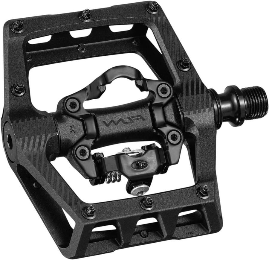 MTB Klikpedalen Mountainbike Pedalen Trail Rijden SPD Compatibel 9 16 inch Zwart