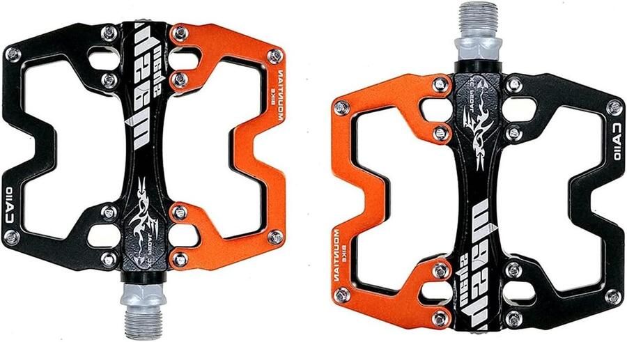 MTB Pedalen Fiets Pedaal Platte Fietsen Mountainbike Verzegeld Lager Anti-Skid 9 16 Inch Zwart